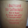 Luftschutz, papírová nádoba na písek.