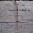 Lístky od firmy Techna, při koupi plynových masek. 1938
