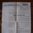 Firemn� pap�r z roku 1937